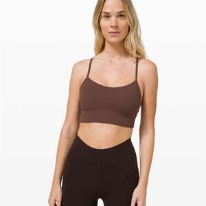 Lululemon Flow Y Long Line Bra – Dark Oxide | Size 8 | NWT